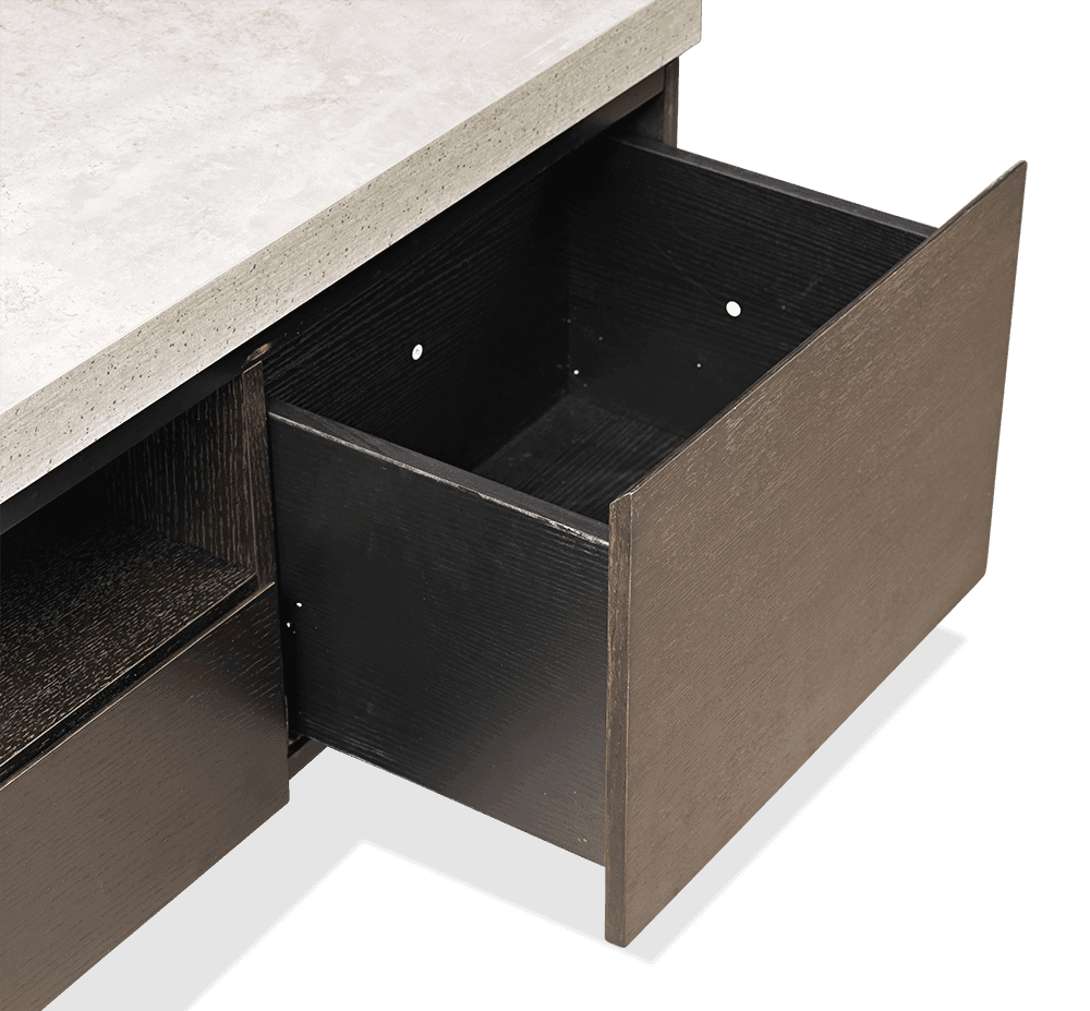 Manhattan MDF/Metal TV/DVD Unit
