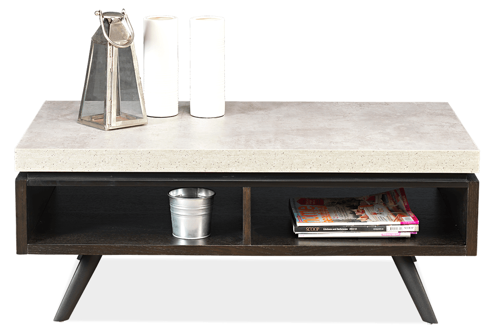 Manhattan MDF/Metal Rectangle Coffee Table