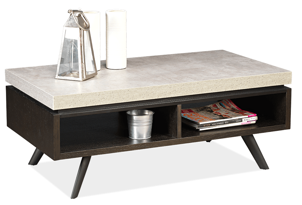 Manhattan MDF/Metal Rectangle Coffee Table