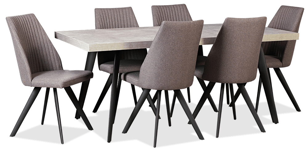 Manhattan 7 Piece Rectangle Dining Suite