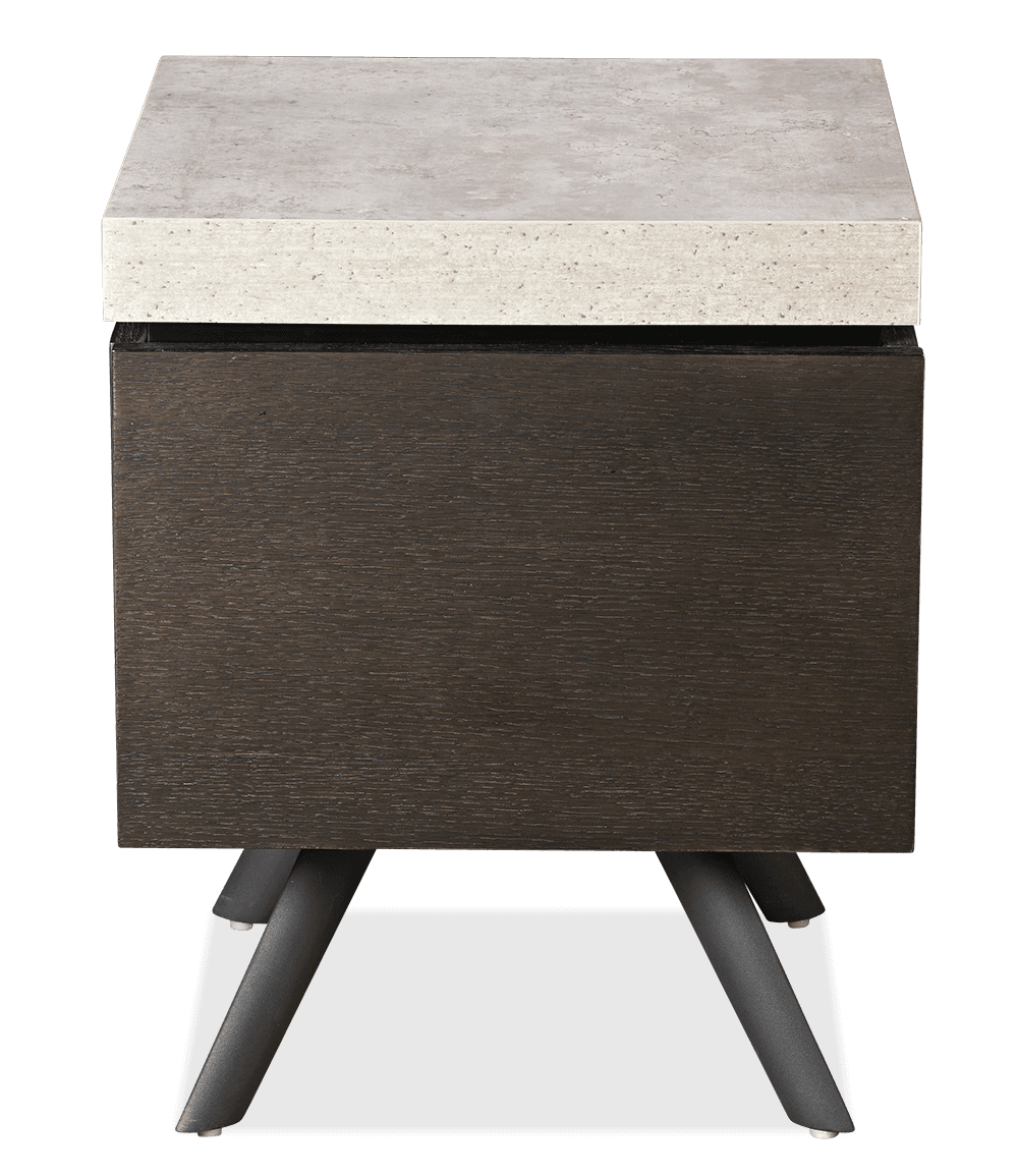 Manhattan MDF/Metal Square Lamp Table