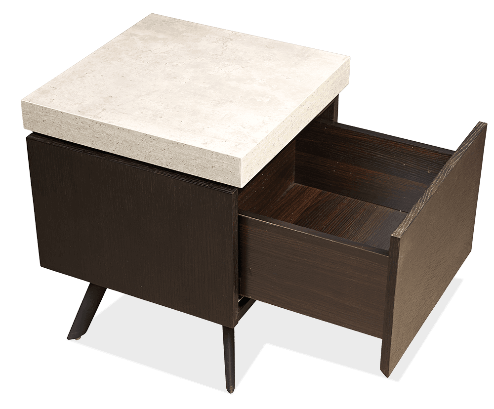 Manhattan MDF/Metal Square Lamp Table
