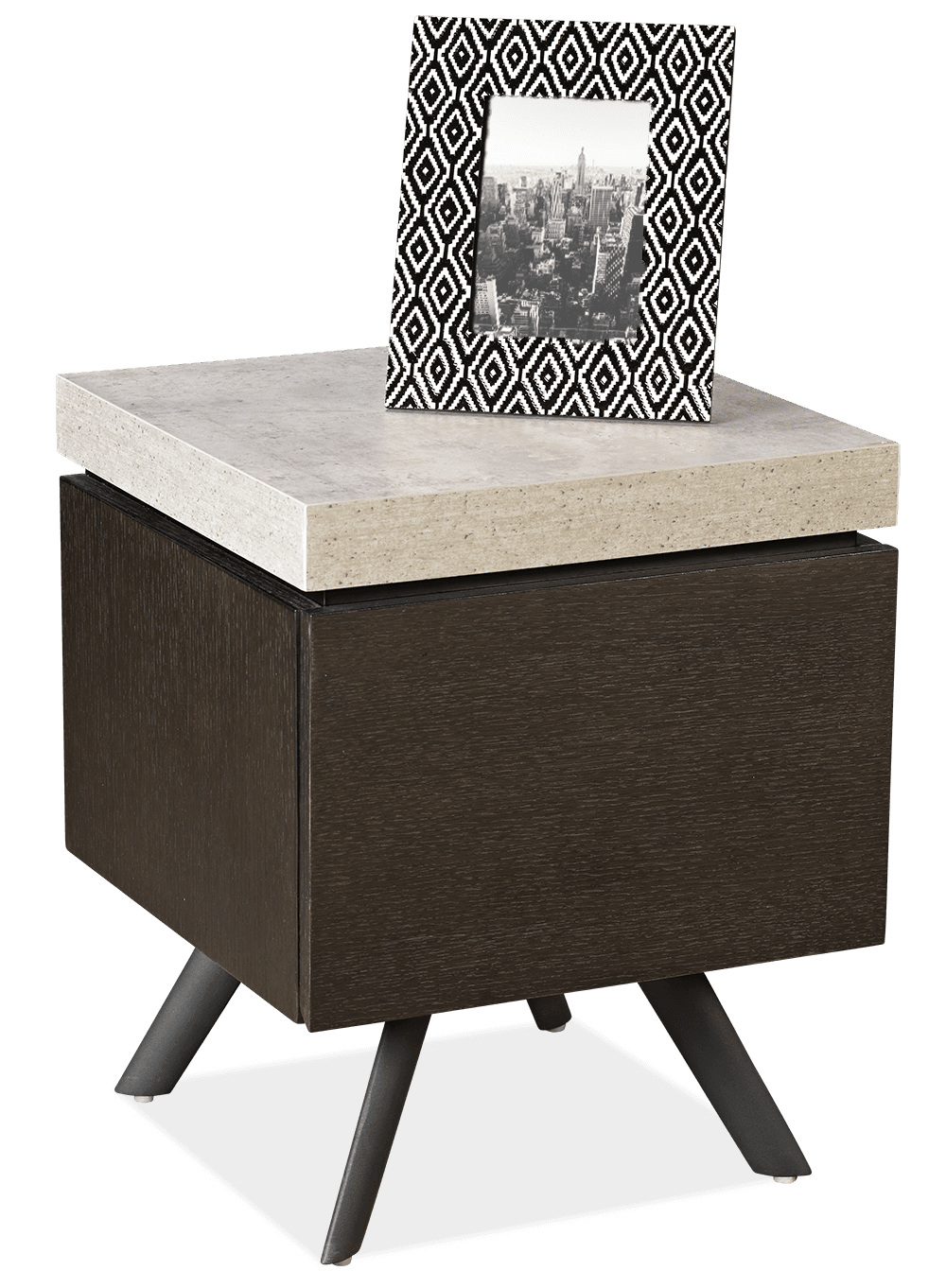 Manhattan MDF/Metal Square Lamp Table
