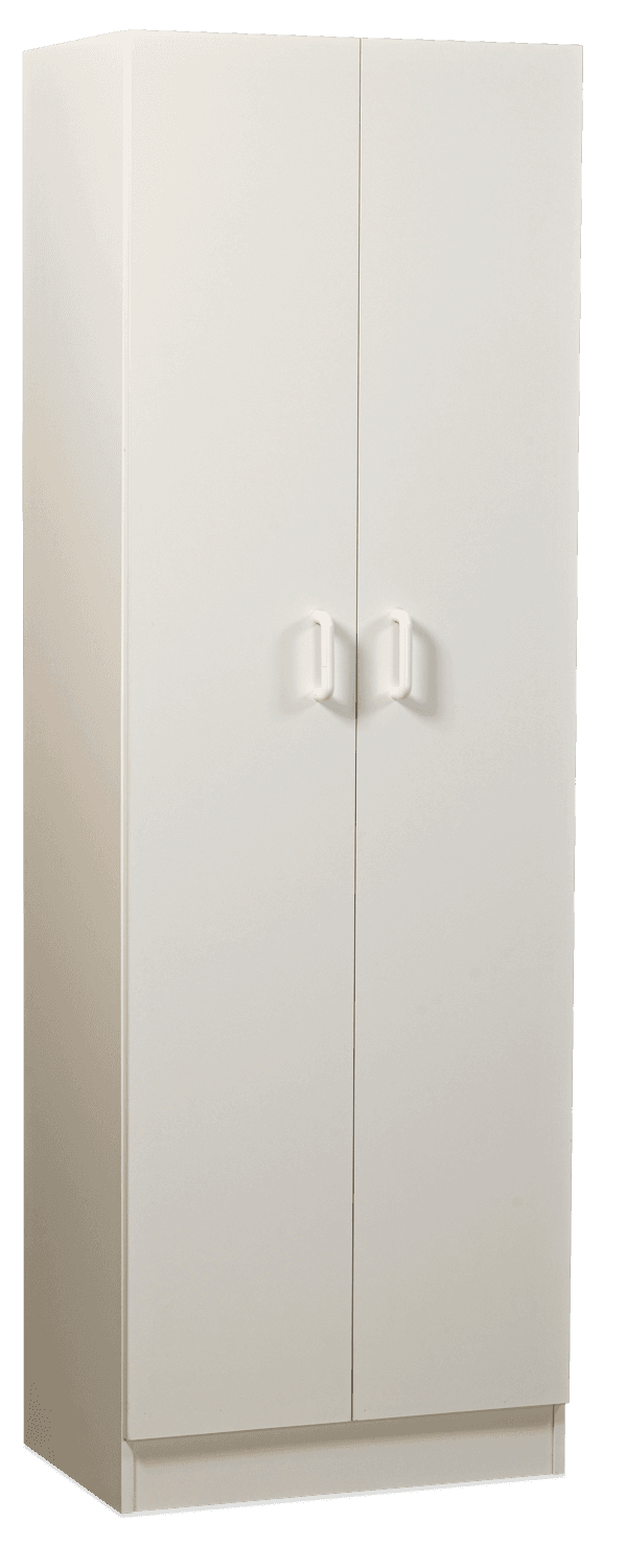 Melamine Melamine 60cm Broom Cupboard
