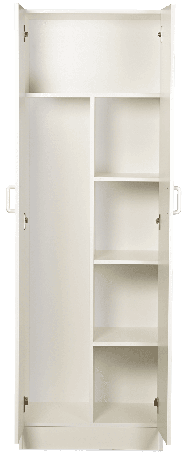 Melamine Melamine 60cm Broom Cupboard