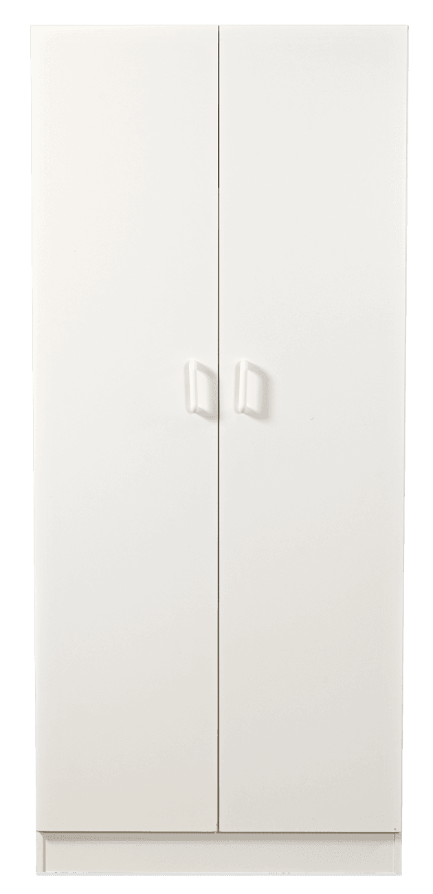 Melamine Melamine 80cm Broom Cupboard