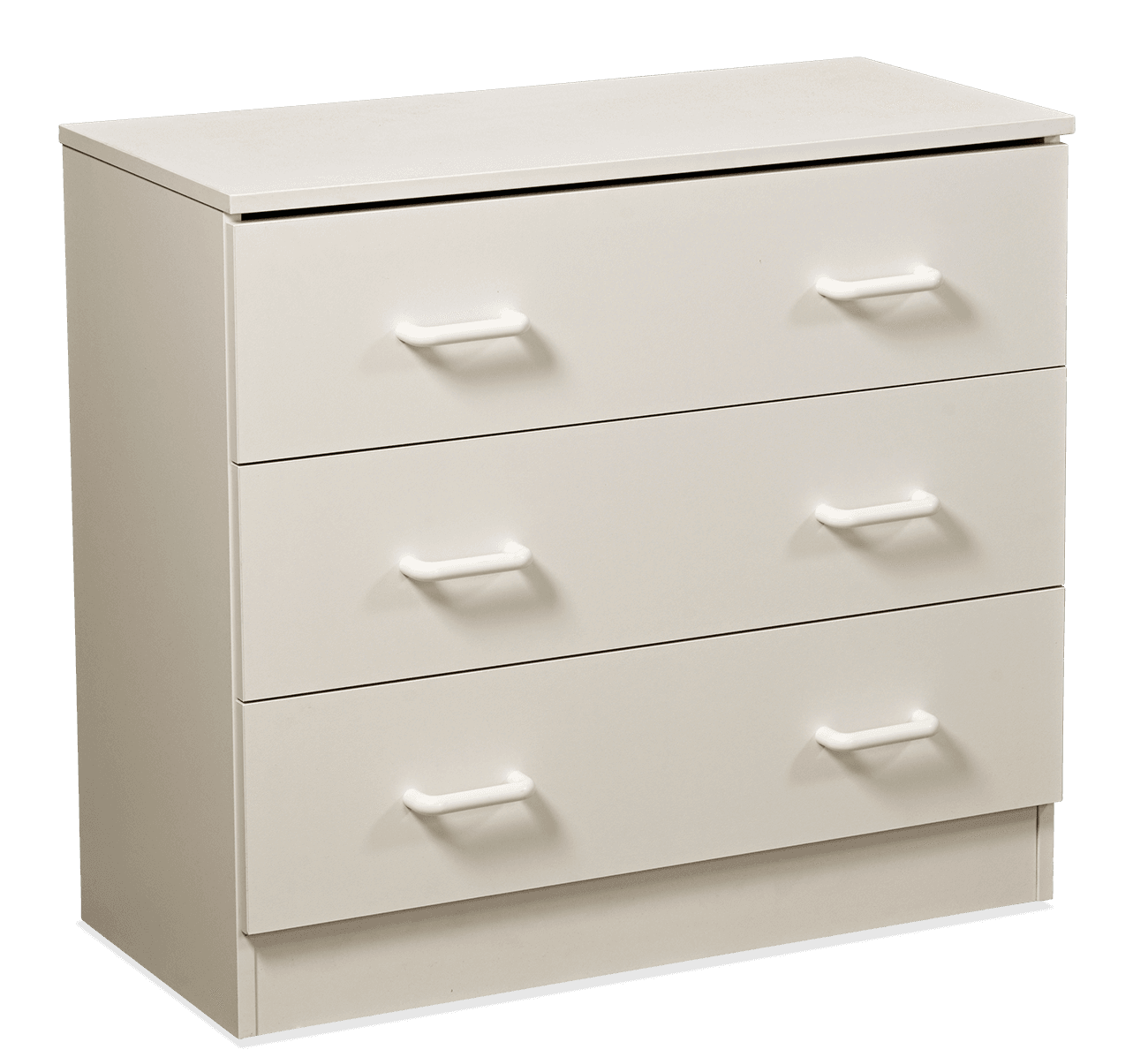 Melamine Melamine 80cm 3 Drawer Chest