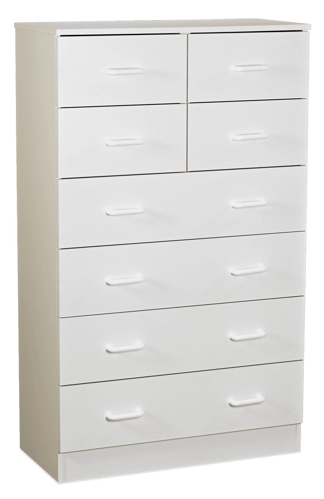 Melamine Melamine 80cm 6 Drawer Split Chest