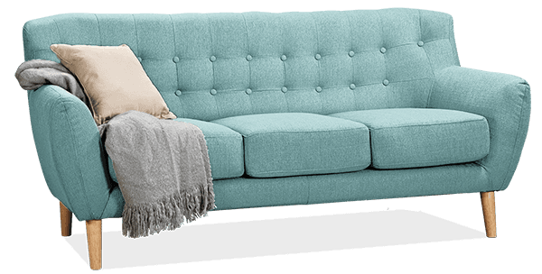 Rockwell Fabric 3 Seater Sofa