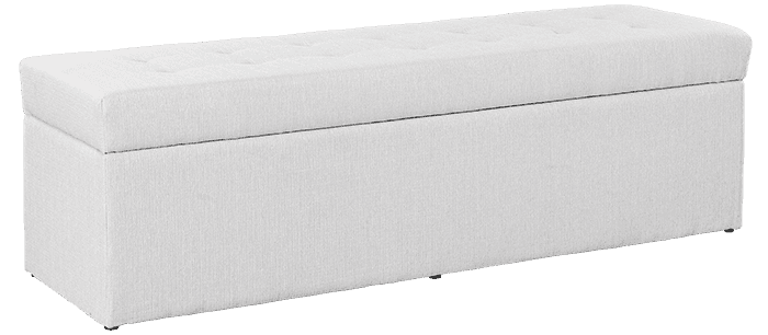 Aria Sky fabric Queen Blanket Box