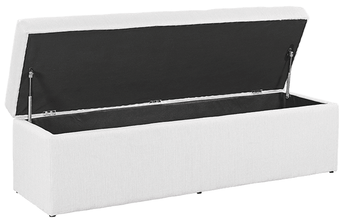 Aria Sky fabric Queen Blanket Box