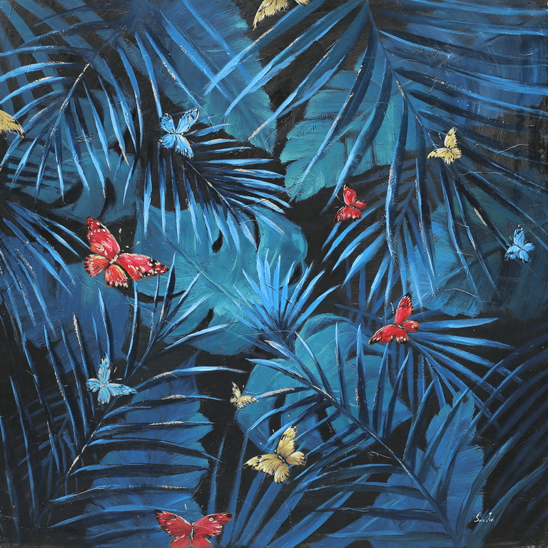 Canvas Design 113 100cm x 100cm Oil Painting