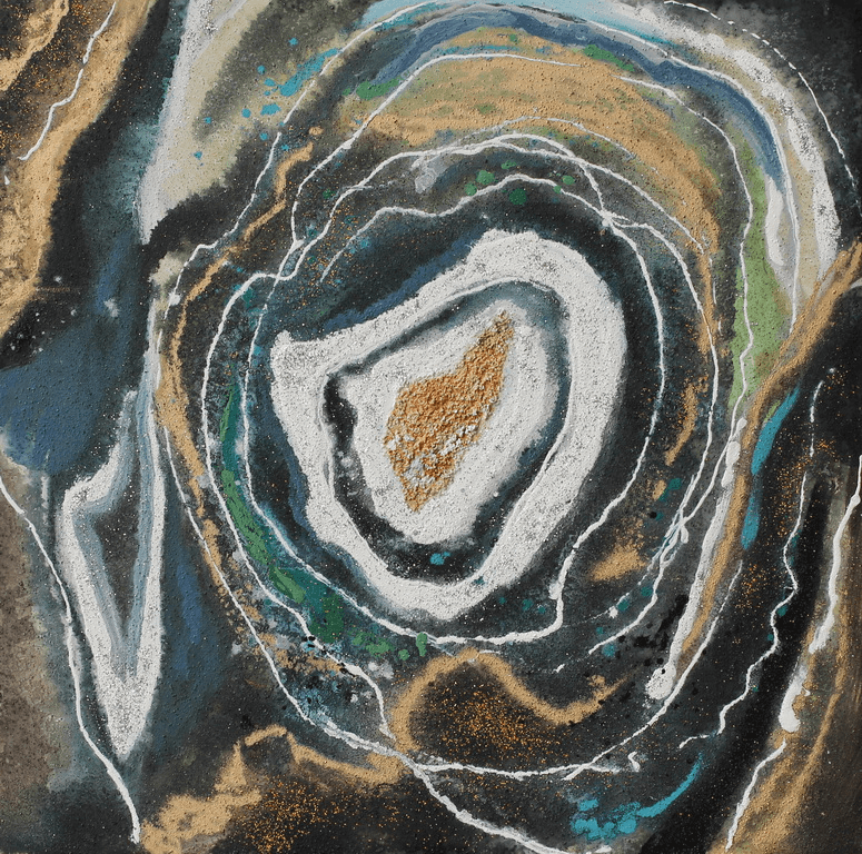 Canvas Design 128 100cm x 100cm Oil Painting
