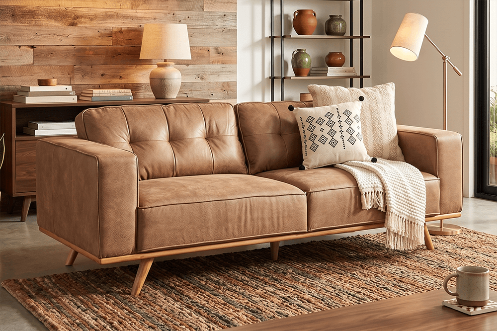 Skylar Nubuck 3 Seater Sofa