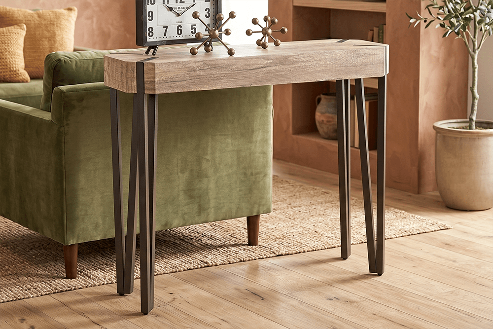 Longreach MDF/Metal Rectangle Hall Table