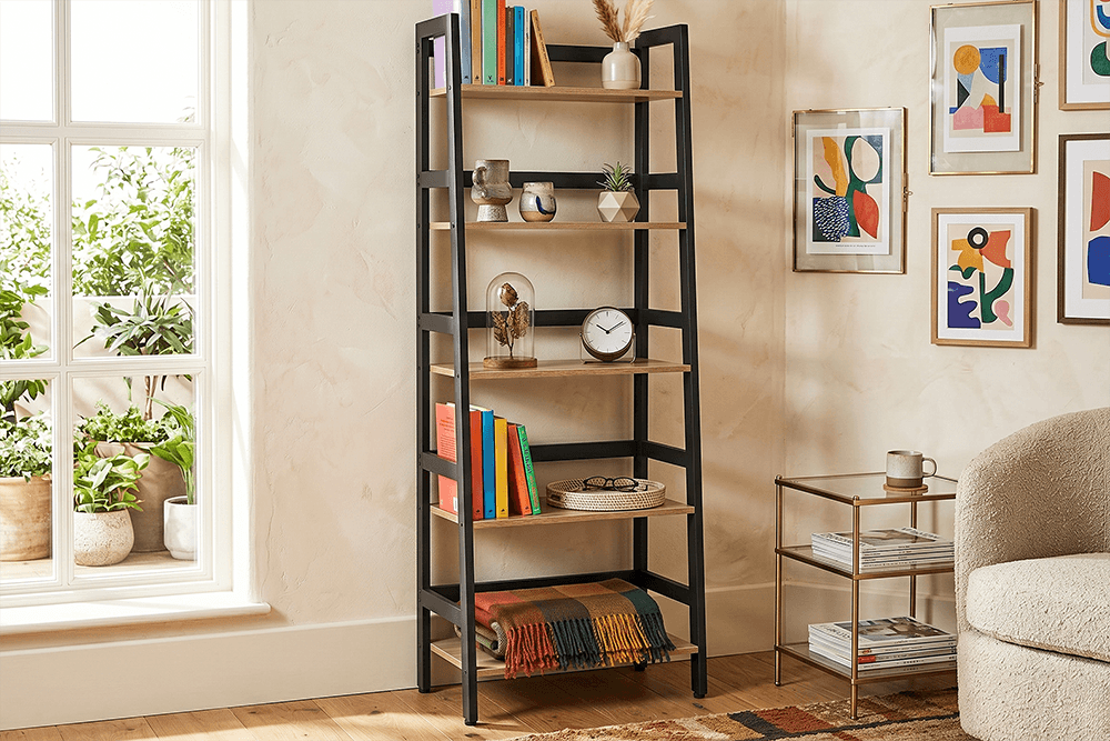 Jayda Melamine Large Bookcase