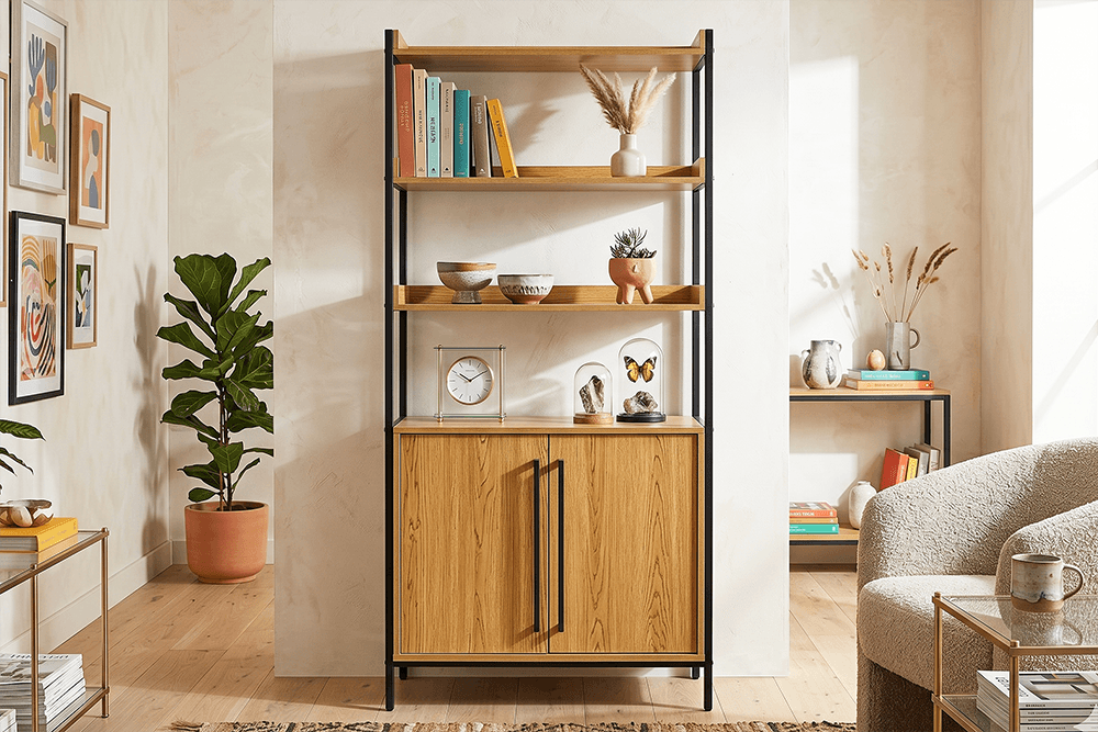 Knox MDF Bookcase With Storage