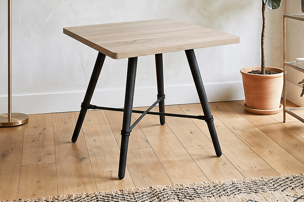 Westwood Melamine Square Lamp Table
