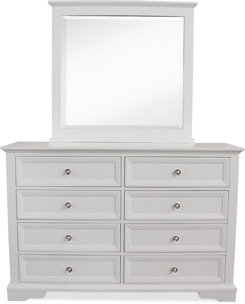 Furniture Comfortstyle, 8 Drawer Dresser With Mirror
