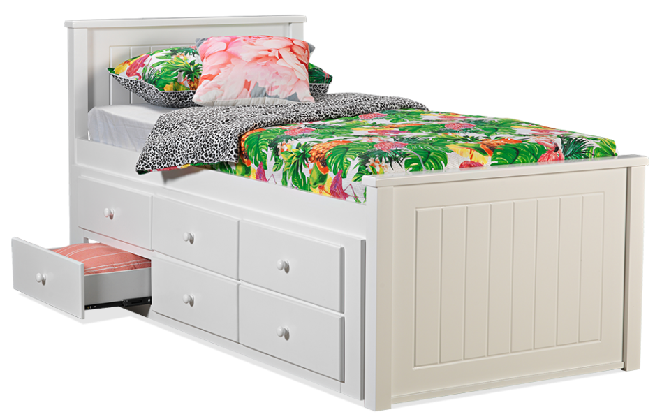 Furniture Comfortstyle, Single Bed With Storage Drawers Australia